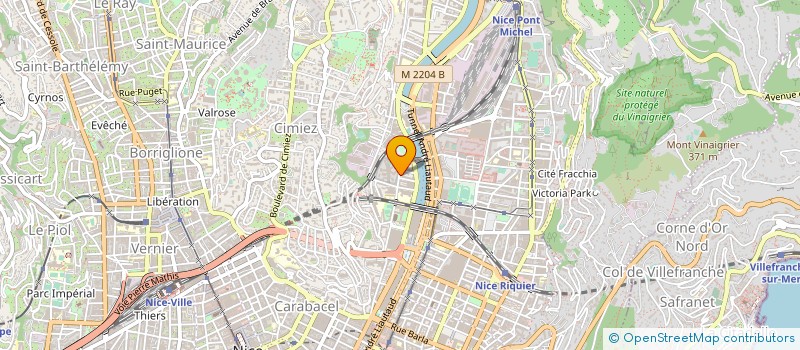 localisation de l'entreprise LES FEUX DE LA RAMPE à NICE