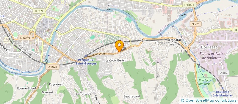 localisation de l'entreprise LES FEUX DE PERIGUEUX à PERIGUEUX