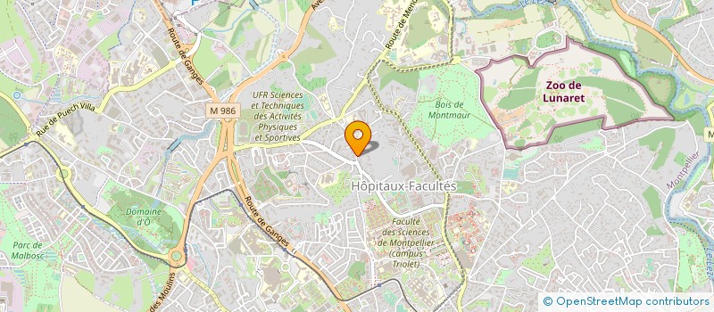 localisation de l'entreprise LES FIAKERS à MONTPELLIER