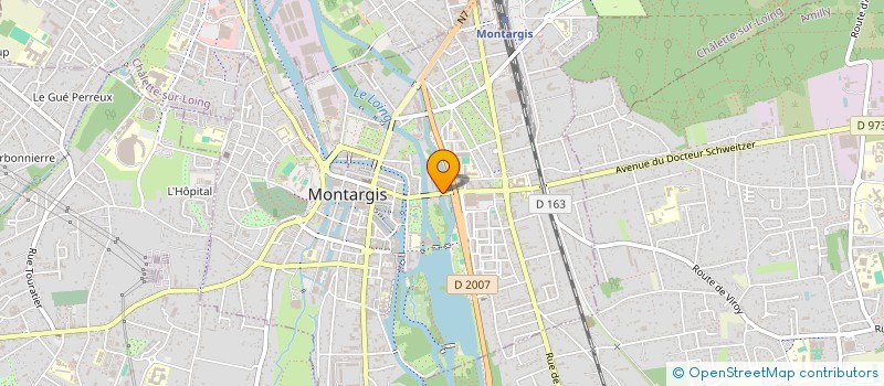 localisation de l'entreprise LES FIDELES DE CROWBOROUGH à MONTARGIS