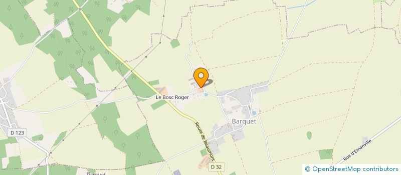 localisation de l'entreprise LES FIEFS  BARQUET