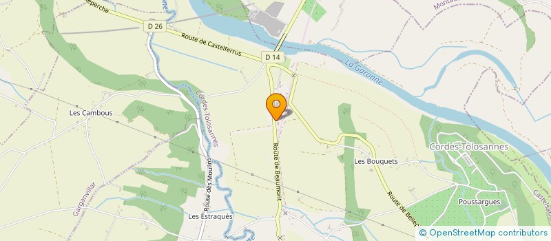 localisation de l'entreprise LES FIFILLOUS  CORDES-TOLOSANNES