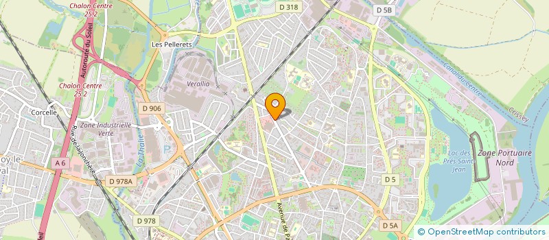 localisation de l'entreprise LES FIFOLLES EN 4L  CHALON-SUR-SAONE