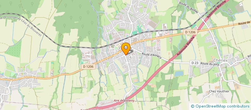 localisation de l'entreprise LES FIFTY SIXTY  VALLEIRY