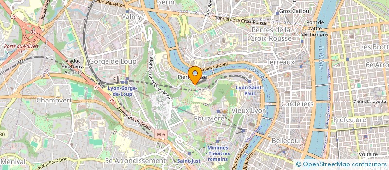 localisation de l'entreprise LES FIGUIERS  LYON 9EME