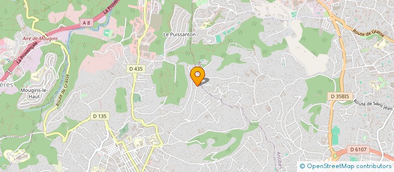 localisation de l'entreprise LES FIGUIERS à VALLAURIS