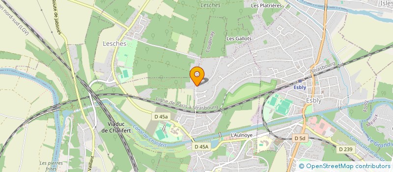 localisation de l'entreprise LES FIGUIERS  COUPVRAY