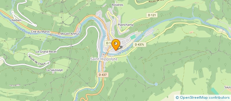 localisation de l'entreprise LES FIGUIERS  SAINT-HIPPOLYTE