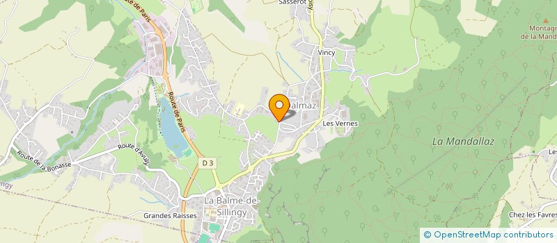 localisation de l'entreprise LES FIGUIERS  LA BALME-DE-SILLINGY