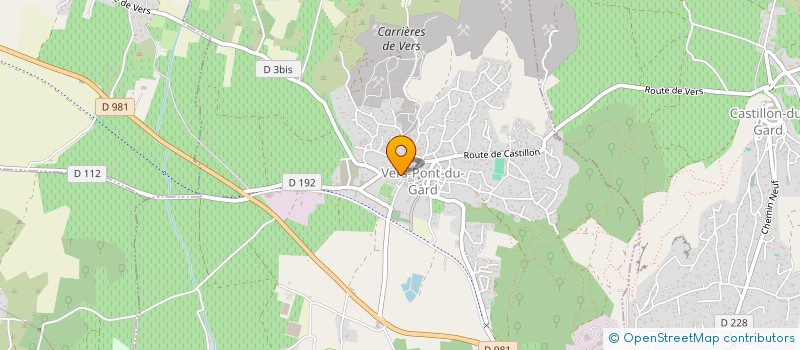 localisation de l'entreprise LES FIGUIERS DU GARD  VERS-PONT-DU-GARD