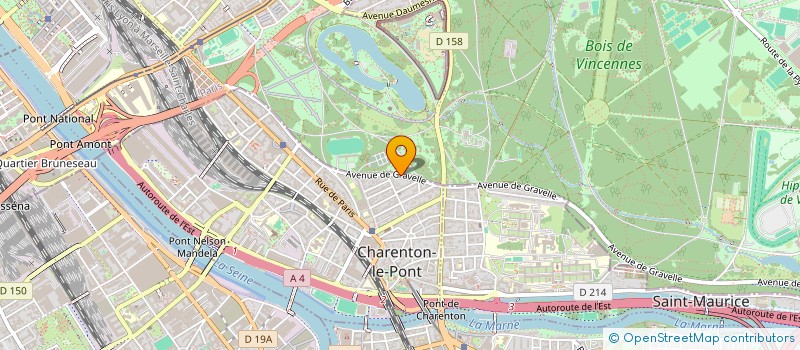 localisation de l'entreprise LES FILAOS  CHARENTON-LE-PONT