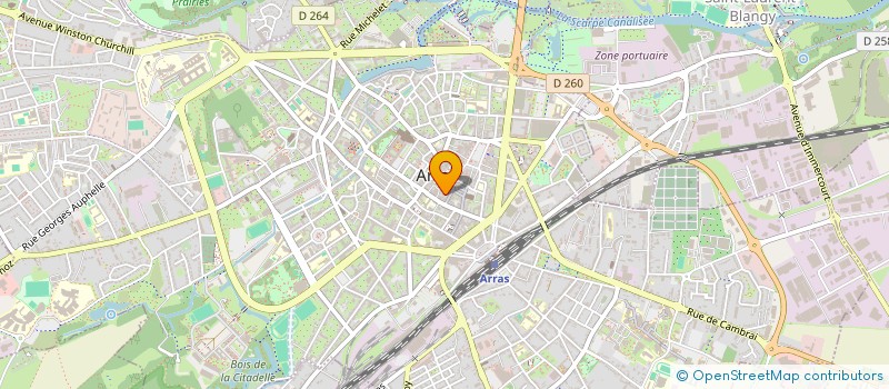 localisation de l'entreprise LES FILETS BLEUS à ARRAS