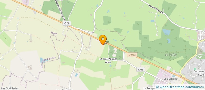 localisation de l'entreprise LES FILIERES à SAINT-GEORGES-SUR-LOIRE