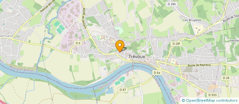 localisation de l'entreprise LES FILIERES BRUSSIN à TREVOUX