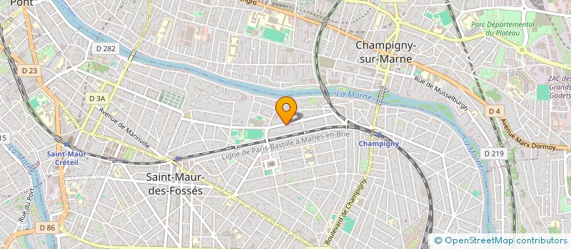 localisation de l'entreprise LES FILLES à SAINT-MAUR-DES-FOSSES