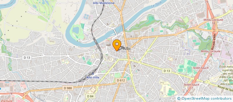 localisation de l'entreprise LES FILLES à ALBI