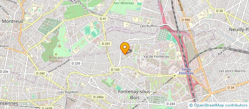 localisation de l'entreprise LES FILLES à FONTENAY-SOUS-BOIS