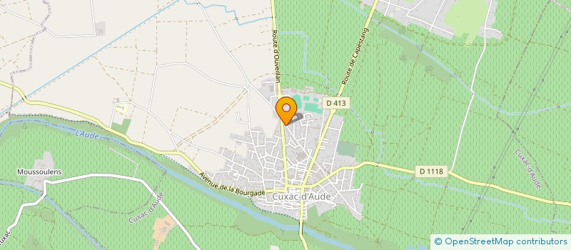 localisation de l'entreprise LES FILLES  CUXAC-D'AUDE