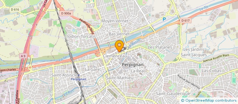 localisation de l'entreprise LES FILLES à PERPIGNAN