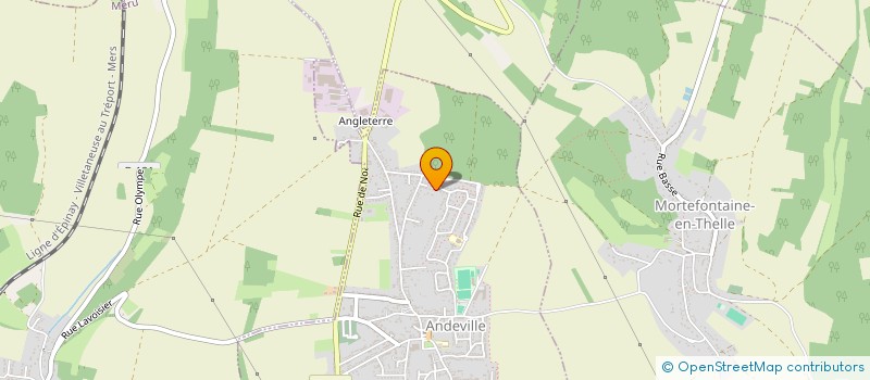 localisation de l'entreprise LES FILLES  ANDEVILLE