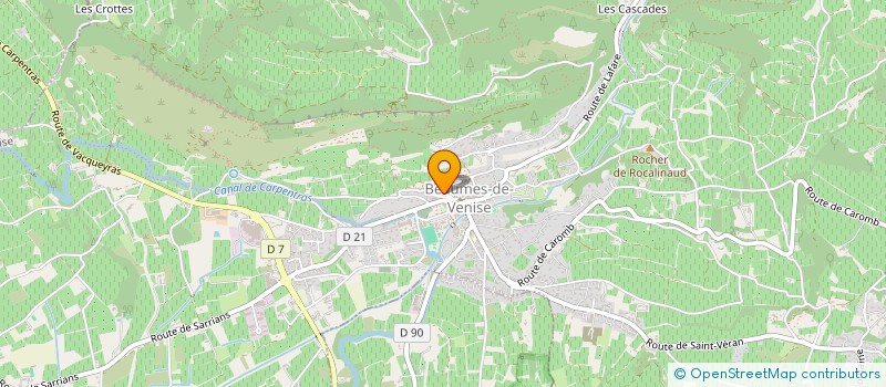 localisation de l'entreprise LES FILLES  BEAUMES-DE-VENISE