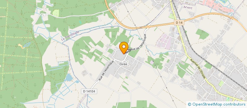 localisation de l'entreprise LES FILLES  ARVERT