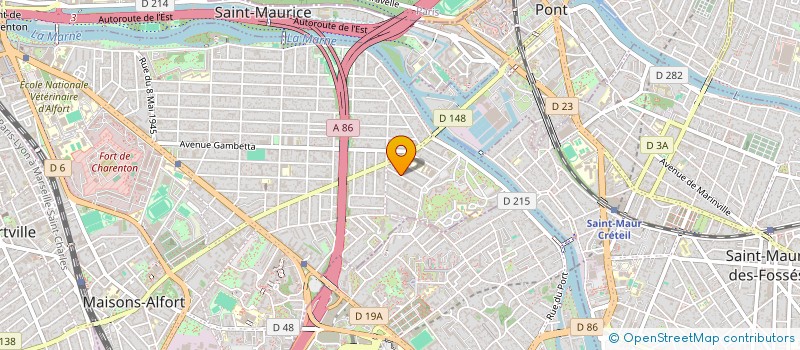 localisation de l'entreprise LES FILLES A PAPA à MAISONS-ALFORT