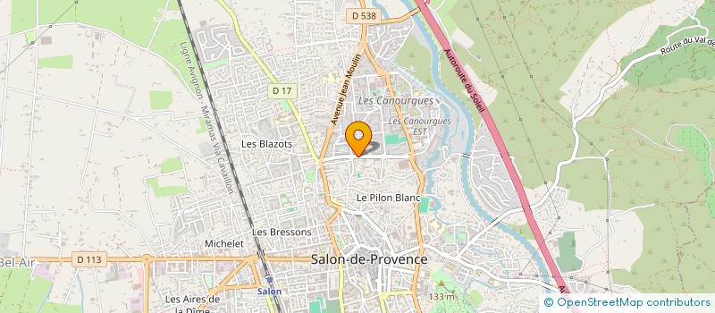 localisation de l'entreprise LES FILLES COIFFURE à SALON-DE-PROVENCE