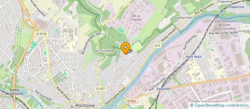 localisation de l'entreprise LES FILLES D'A COTES  PONTOISE