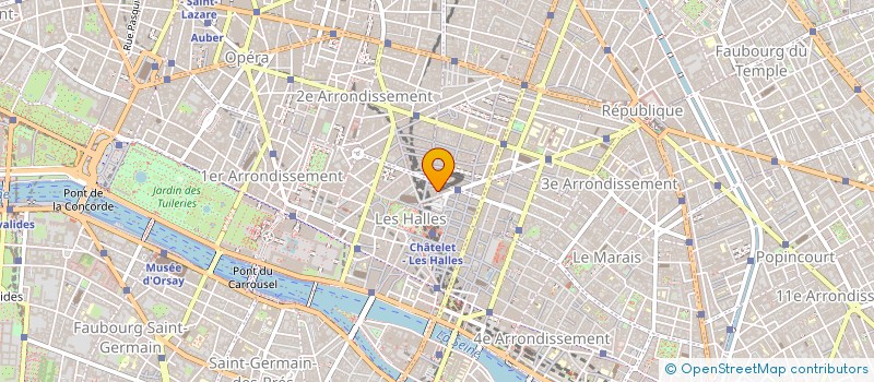 localisation de l'entreprise LES FILLES D'EVE ET DU SERPENT  PARIS