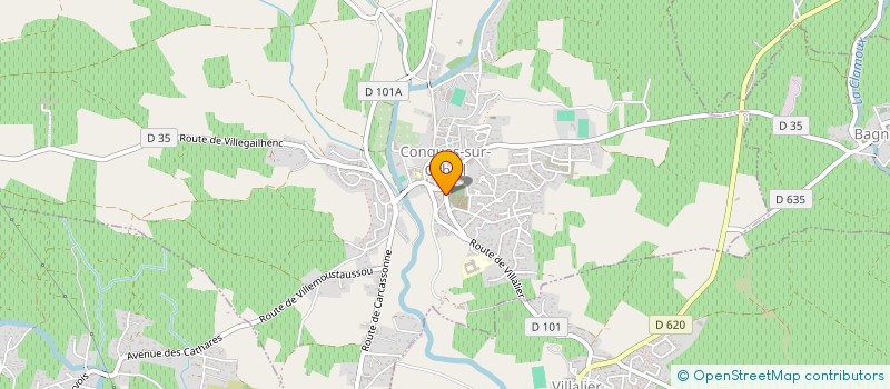 localisation de l'entreprise LES FILLES D'ICI à CONQUES-SUR-ORBIEL