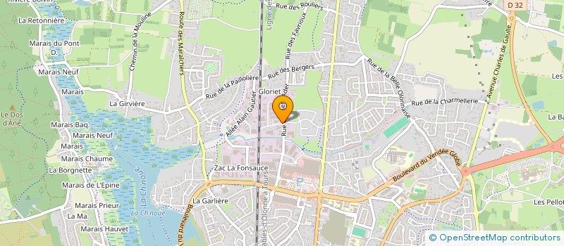 localisation de l'entreprise LES FILLES D'OLONNE à LES SABLES D'OLONNE