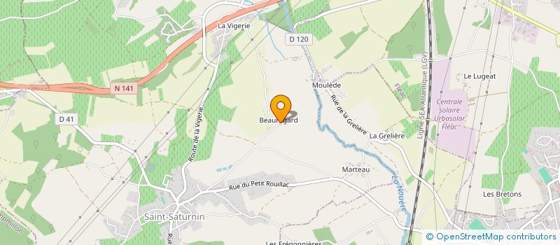 localisation de l'entreprise LES FILLES DE BEAUREGARD à SAINT-SATURNIN