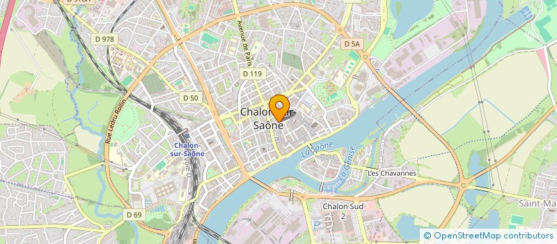 localisation de l'entreprise LES FILLES DE BETHANIE à CHALON-SUR-SAONE