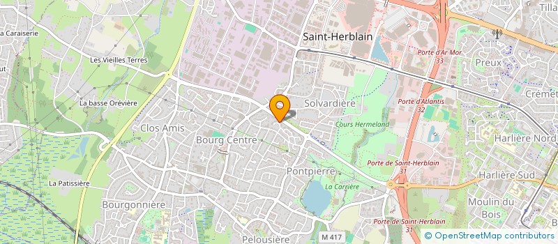 localisation de l'entreprise LES FILLES DE CHANTELLE à SAINT-HERBLAIN