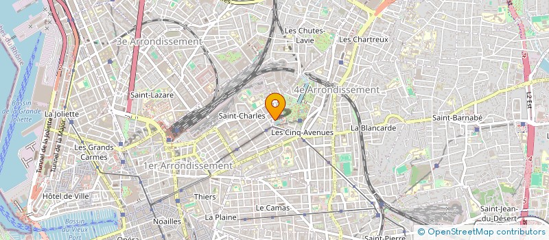 localisation de l'entreprise LES FILLES DE L'HAIR à MARSEILLE