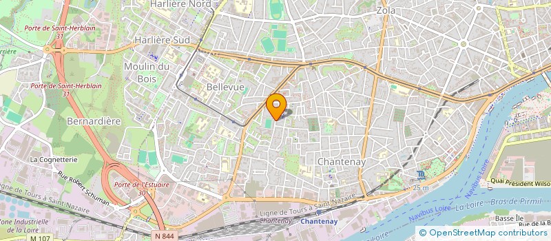 localisation de l'entreprise LES FILLES DE L'OGRE  NANTES