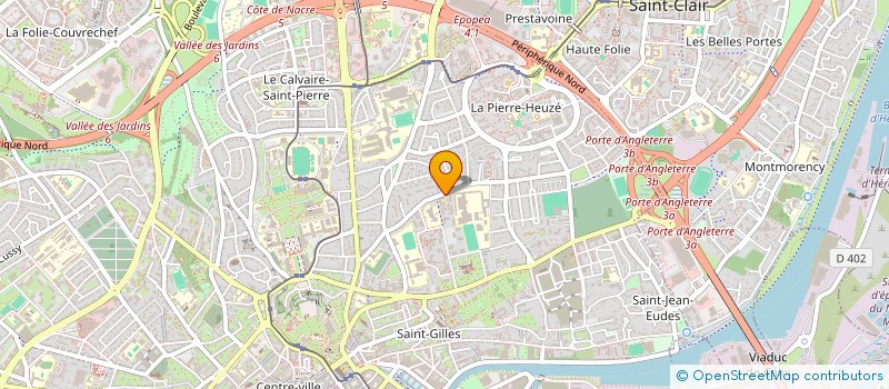 localisation de l'entreprise LES FILLES DE L'OUEST à CAEN