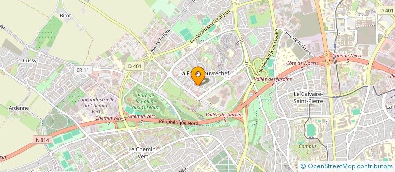 localisation de l'entreprise LES FILLES DE MAI à CAEN