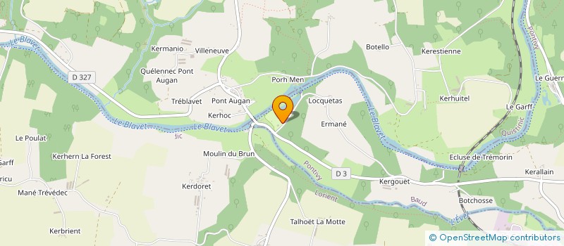 localisation de l'entreprise LES FILLES DE SIZUN  BAUD