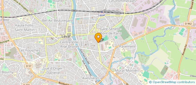 localisation de l'entreprise LES FILLES DE VOIX à LAVAL