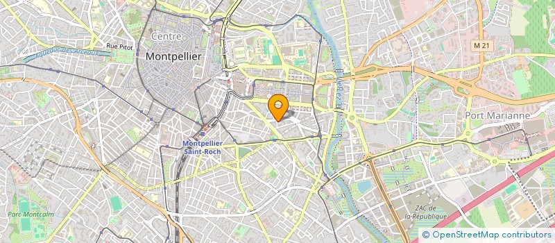 localisation de l'entreprise LES FILLES DU MARDI à MONTPELLIER