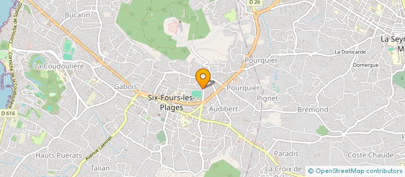 localisation de l'entreprise LES FILLES EN BEAUTE à SIX-FOURS-LES-PLAGES