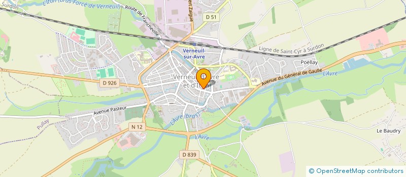 localisation de l'entreprise LES FILLES EN HUMANITAIRE à VERNEUIL D'AVRE ET D'ITON