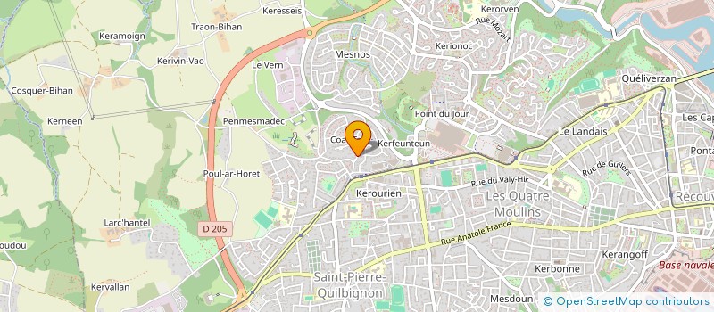 localisation de l'entreprise LES FILLES EN POUPE à BREST