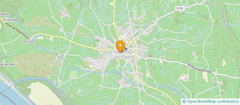 localisation de l'entreprise LES FILLES ET LEGAT DU PAPE  CHATEAUNEUF-DU-PAPE