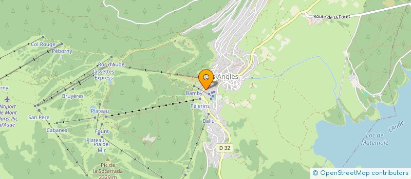 localisation de l'entreprise LES FILLES II  LES ANGLES