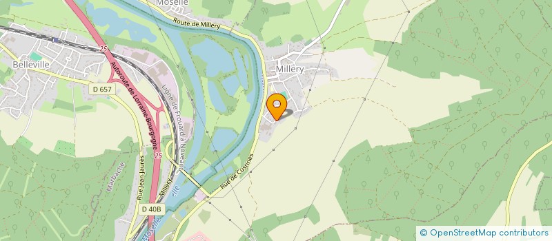 localisation de l'entreprise LES FILLES JOLIES  MILLERY