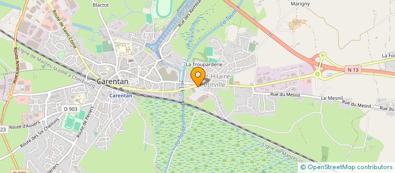 localisation de l'entreprise LES FILLES SAN'MEL à CARENTAN-LES-MARAIS