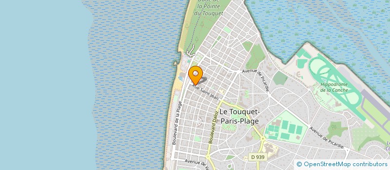 localisation de l'entreprise LES FILLES SUR LE PONT à LE TOUQUET-PARIS-PLAGE